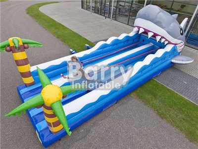 Best Selling Shark Bungee Run Inflatable,Inflatable Bungee Run For Sale BY-IG-003